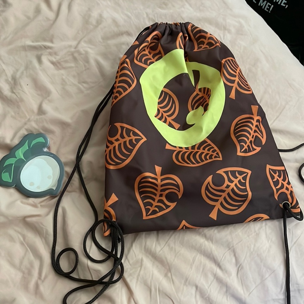Animal Crossing bag & turnip sticky notes